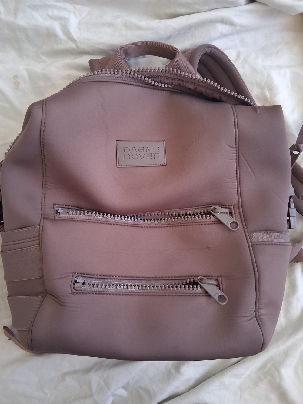 Dagne Dover Mauve Neoprene Backpack